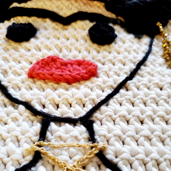 Medium Frida Khalo handmade tote - Picture 2 of 5